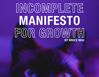 Project thumbnail - INCOMPLETE MANIFESTO FOR GROWTH