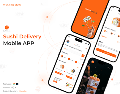 Project thumbnail - Sushi delivery mobile app