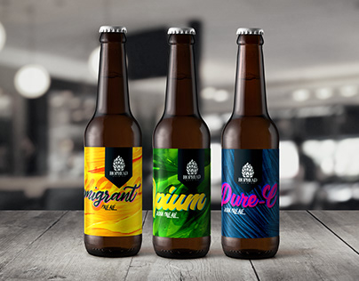 Hophead Brewing - Core Labels Design