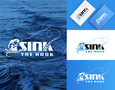 Sink The Hook Logo design