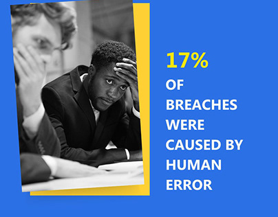 17% of breaches were caused by human error