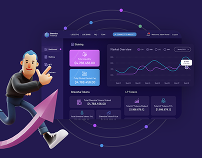 Cryptocurrency Dashboard Design