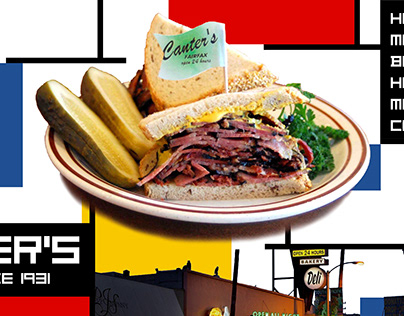 Canter's Deli Landing Pages