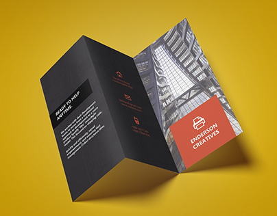 Creative Design Agency Trifold Brochure