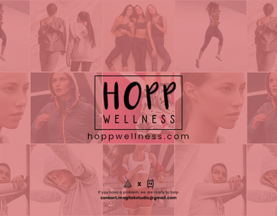 Hopp Wellness Brand Design