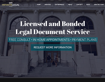 Infinite Legal | Web Design Project