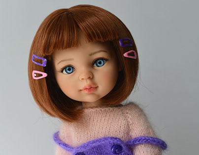 Cute doll looks like a real girl