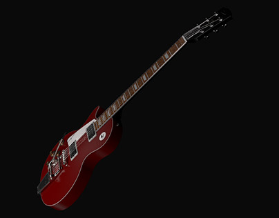 Render Guitarra Gibson