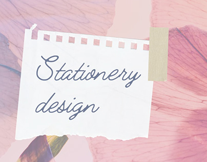 Stationery design mocks