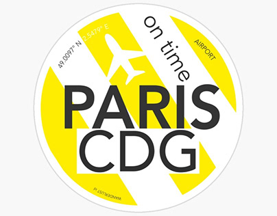 CDG sticker design