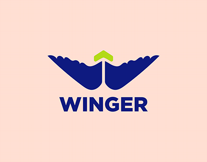 Wing logo | Logo Design | Winger