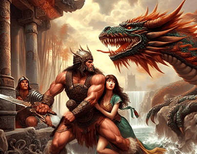 An adventure of Conan, the barbarian