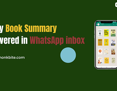 MonkBite - Book Summary delivered in WhatsApp Inbox