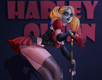 Pin-up Harley Quinn