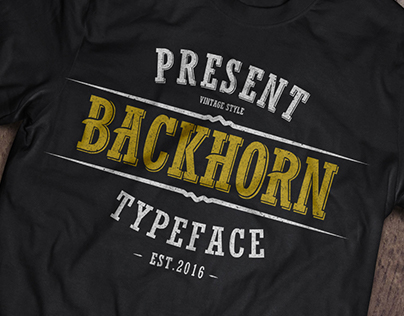 Backhorn Font