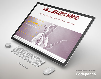 willjacobsband.com - Bandzoogle Website Design