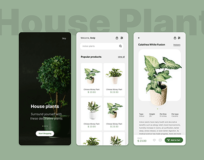 House Plant Shopping App