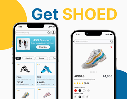 Get SHOED | E-Commerce App | UI Design