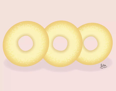 Food Ilustration : Doughnut