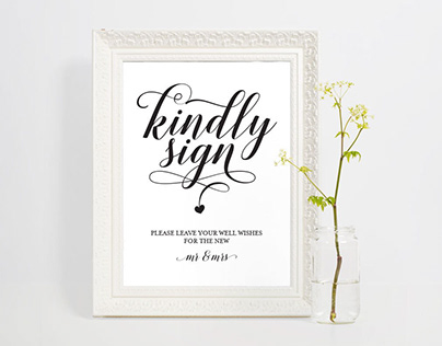 Guest Book Printable
