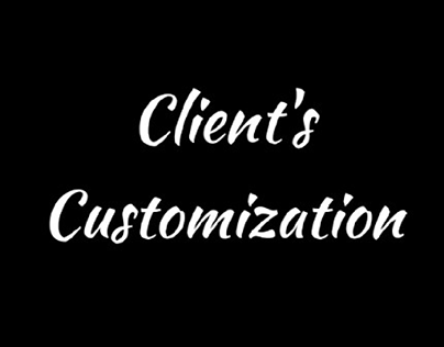 Client's customization