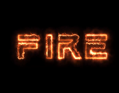 Fire motion graphics