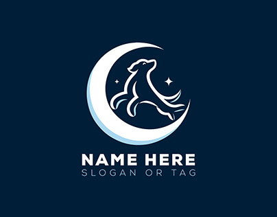 Dog And Moon Logo