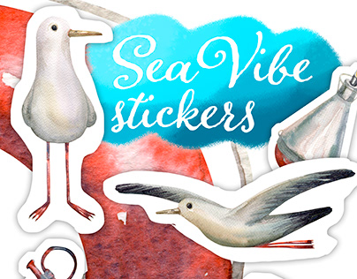 Sea vibe stickers