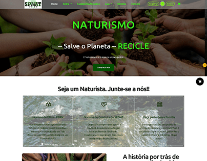 Projeto Site Institucional SPNAT