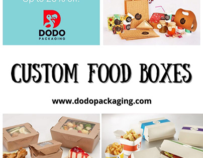 Order Wholesale Food Packaging Boxes | 20% Discount