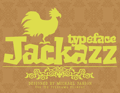 Jackazz typeface (feat. Chickenz & Framez)