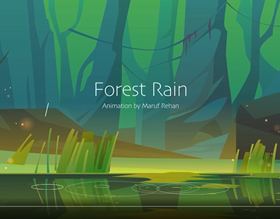 Forest Rain - 2D Animation