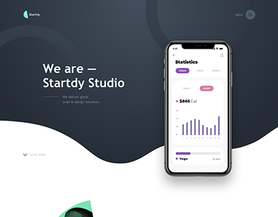 Creative Landing Page | Create Studio