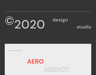 AERO AGENCY — Redesign 2020