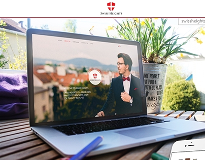 Swiss Heights - web design