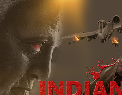 #Indian 2 fan made poster design by #raja
