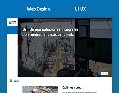 Project thumbnail - Romaport - Web Design | UI/UX
