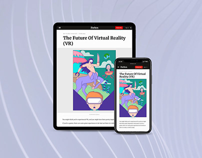 Editorial Illustration: The Future of Virtual Reality