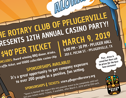Rotary Club of Pflugerville: Casino Party 2019