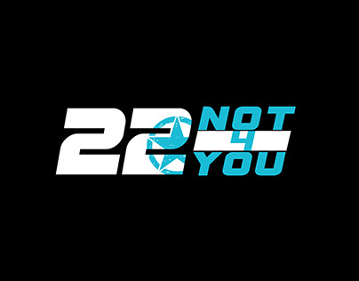 22NOT4YOU logo design