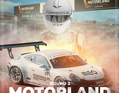 Poster - Porsche Sprint Challenge Iberica