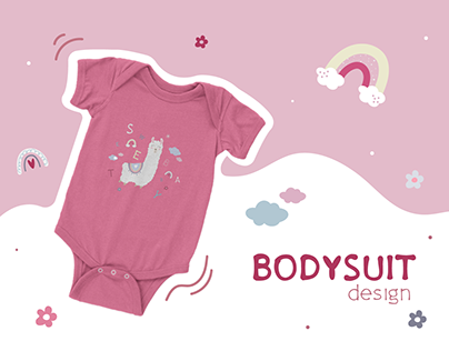 Baby bodysuit design/ Дизайн детского боди