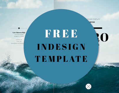 Free InDesign Template - Trifold Brochure