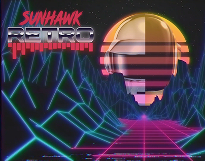 RetroWave Animation 80s