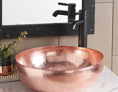 Vessel Bathroom Copper Sinks