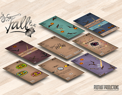 UX Design for mobile game 'Fall'