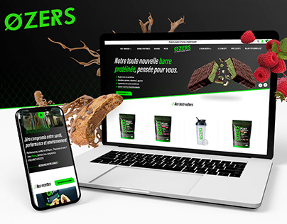 ØZERS Nutrition - E-Commerce Webdesign & Webdevelopment