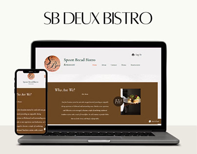 Spoonbread Deux Bistro website design