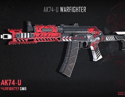 SMG Ak 74 War fighter New Weapons Skins