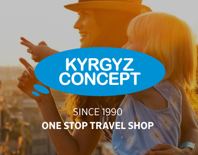 Главная страница корпоративного сайта Kyrgyz Concept